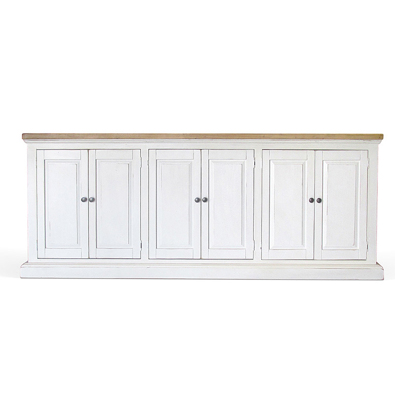 Комод длинный в стиле прованс Lazzaro Provence HARMONIE Antique White Белый Белый Комод длинный в стиле прованс Lazzaro Provence HARMONIE Antique White Белый Белый в Липецке | Loft Concept