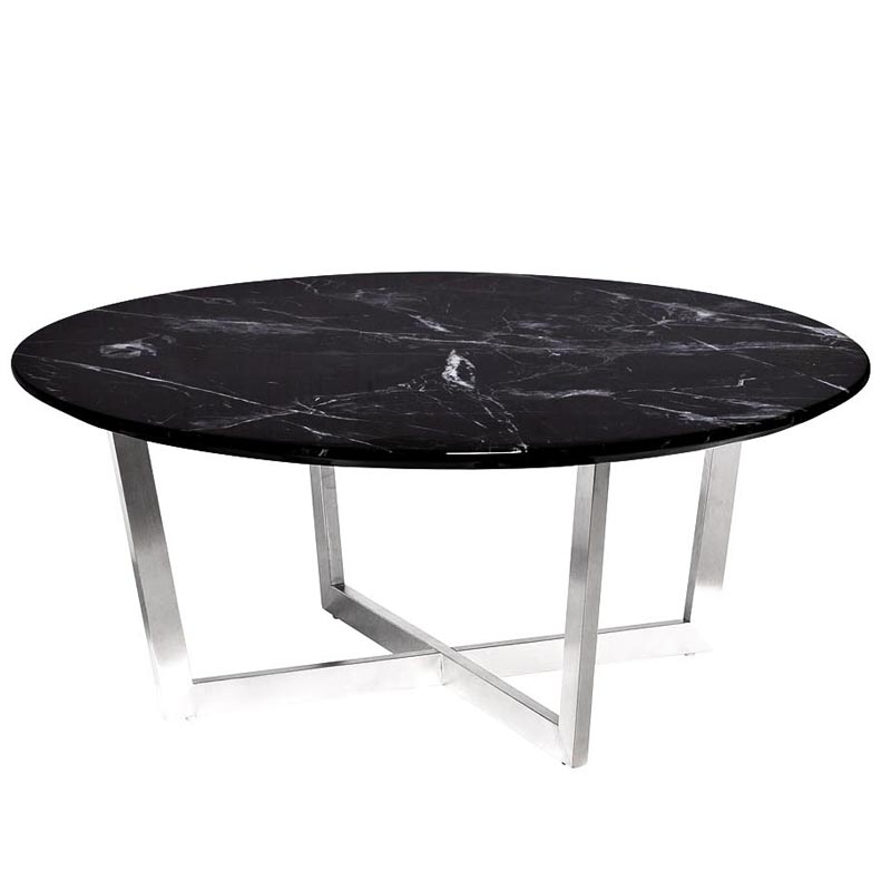 Кофейный стол Adamson Coffee Table Серебряный Кофейный стол Adamson Coffee Table Серебряный в Липецке | Loft Concept