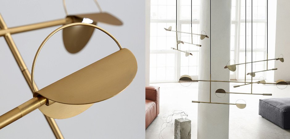 Люстра BOLIA LEAVES PENDANT brass Люстра BOLIA LEAVES PENDANT brass - Loft-Concept в Липецке