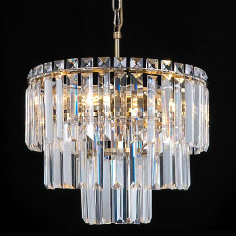 Люстра Odeon Chandelier Прозрачное Стекло диаметр 36 Прозрачный (Transparent) Латунь Люстра Odeon Chandelier Прозрачное Стекло диаметр 36 Прозрачный (Transparent) Латунь в Липецке | Loft Concept