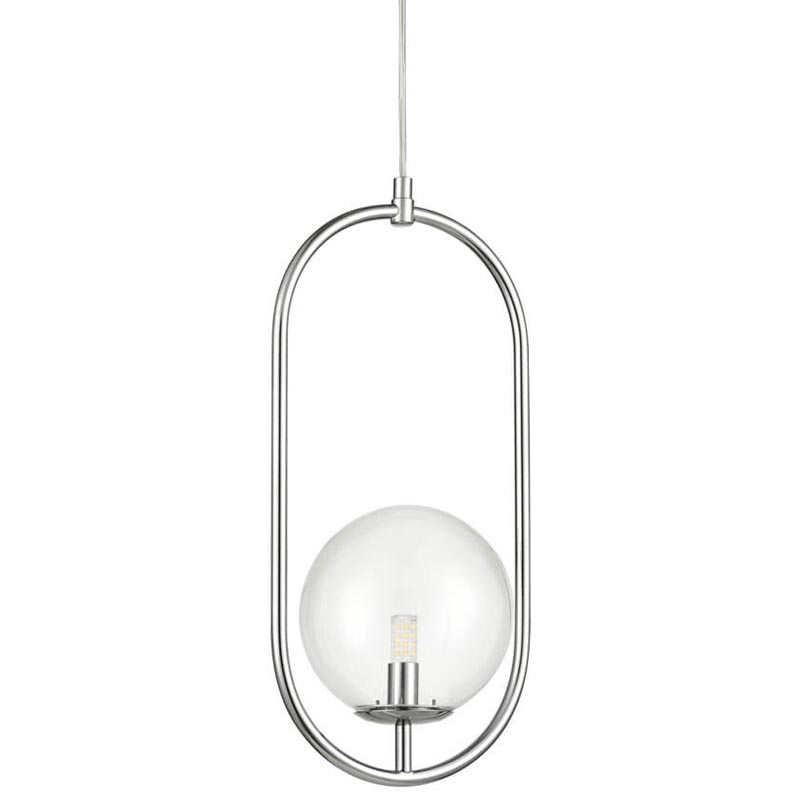 Подвесной светильник B.LUX C Ball oval chrome Хром Прозрачный Подвесной светильник B.LUX C Ball oval chrome Хром Прозрачный в Липецке | Loft Concept