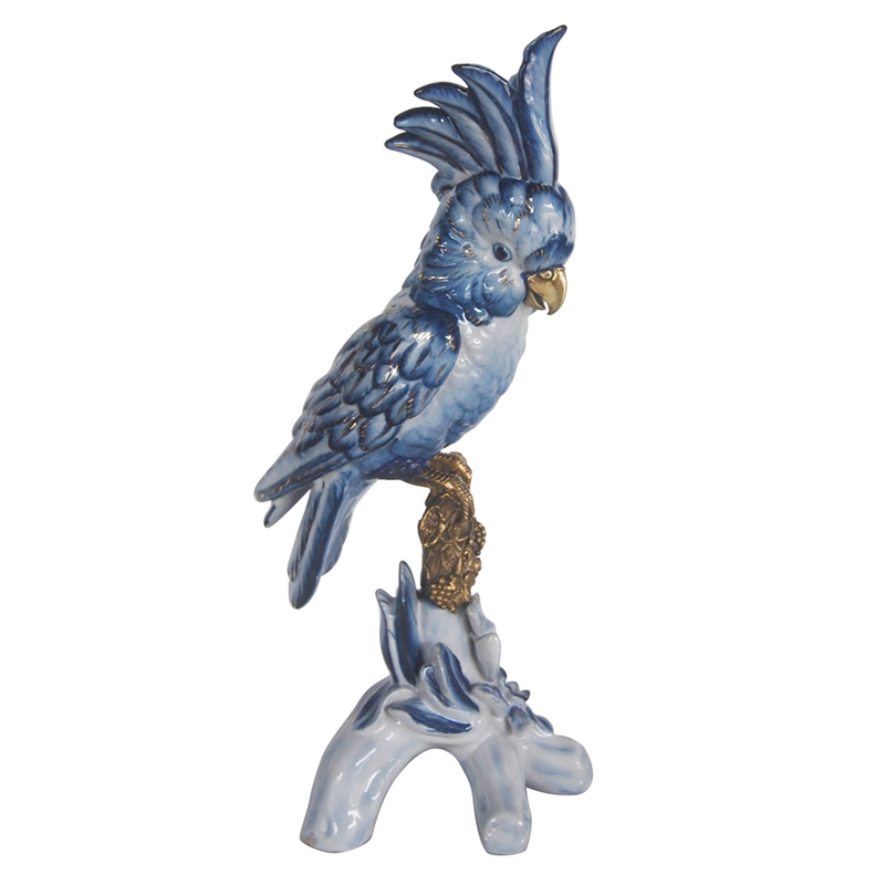 Статуэтка Blue Parrot Синий Бронза Статуэтка Blue Parrot Синий Бронза в Липецке | Loft Concept