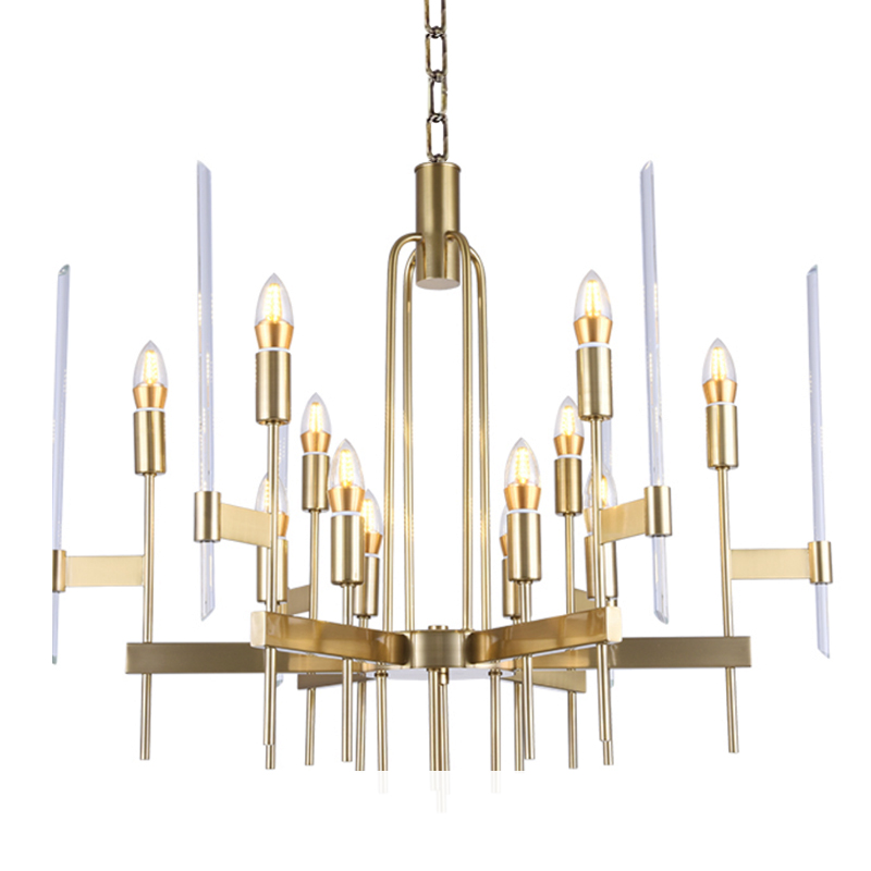 Bari Light Chandelier Aged Brass Золотой Bari Light Chandelier Aged Brass Золотой в Липецке | Loft Concept