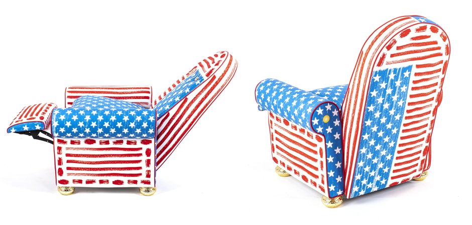 Кресло Seletti Lazy Painter USA Кресло Seletti Lazy Painter USA - Loft-Concept в Липецке