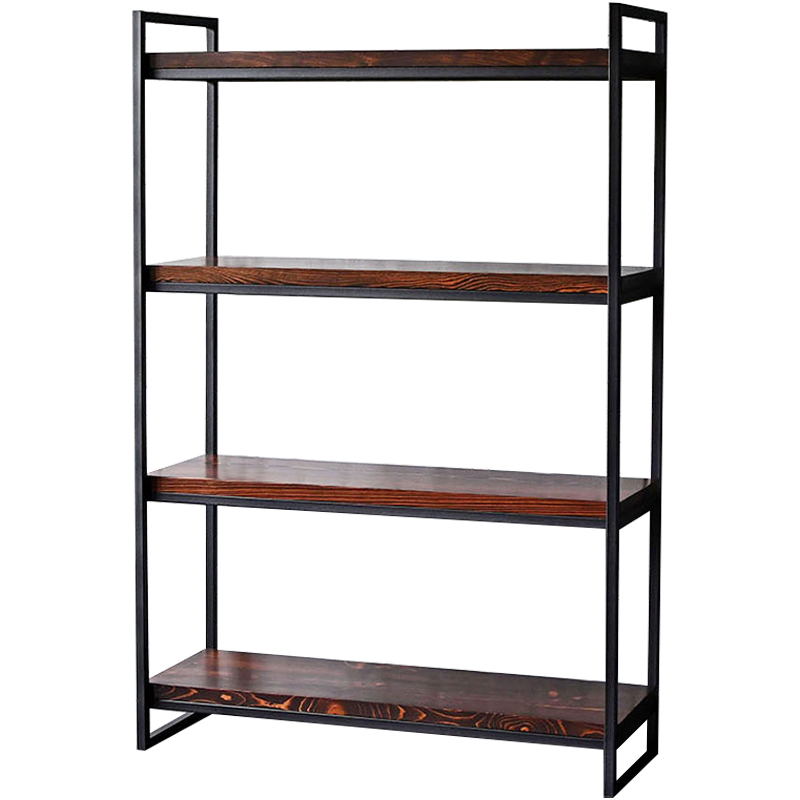 Стеллаж Alton Industrial Metal Rust Rack Черный Коричневый Стеллаж Alton Industrial Metal Rust Rack Черный Коричневый в Липецке | Loft Concept