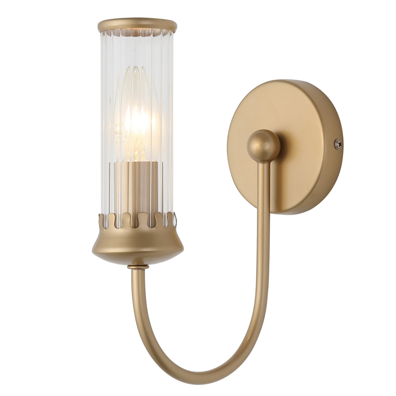 Бра Morgane Sconce gold Золотой Прозрачный Бра Morgane Sconce gold Золотой Прозрачный в Липецке | Loft Concept