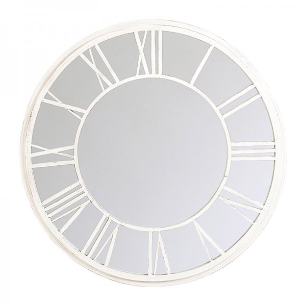Зеркало настенное Clock White Белый Зеркало настенное Clock White Белый в Липецке | Loft Concept