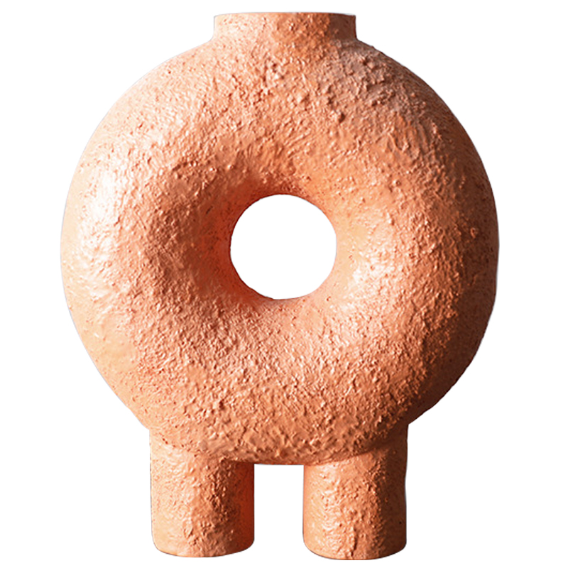 Ваза Two Legs Sculpted Ceramic Vase by Faina Оранжевый Ваза Two Legs Sculpted Ceramic Vase by Faina Оранжевый в Липецке | Loft Concept