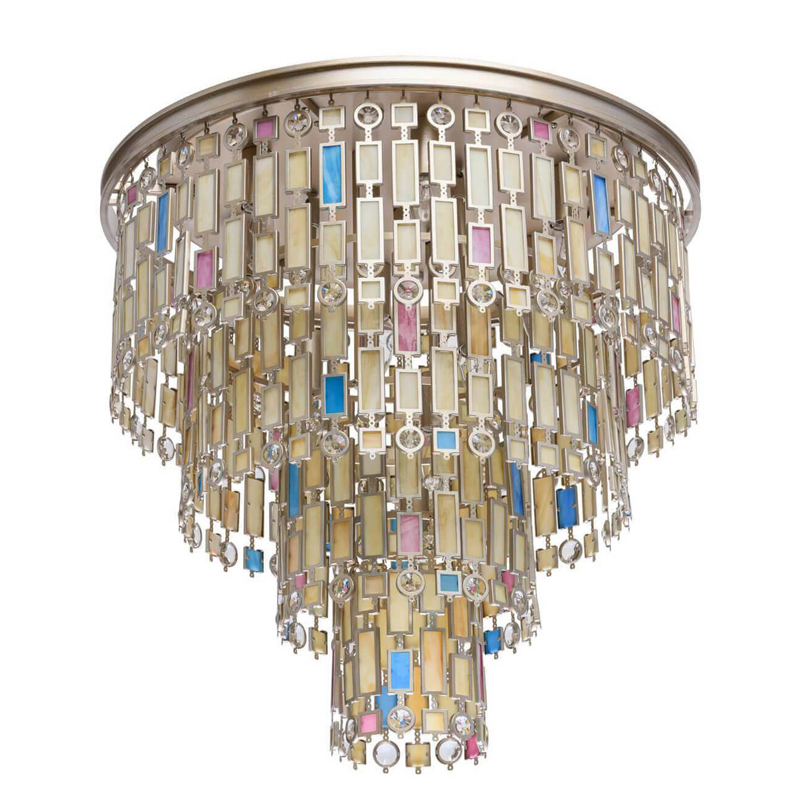 Потолочный светильник Cascade Chandelier 61 Золотой Мульти Потолочный светильник Cascade Chandelier 61 Золотой Мульти в Липецке | Loft Concept