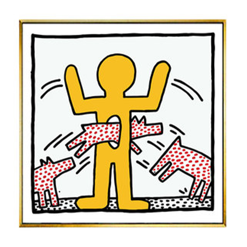Постер Keith Haring 19 Мульти Постер Keith Haring 19 Мульти в Липецке | Loft Concept