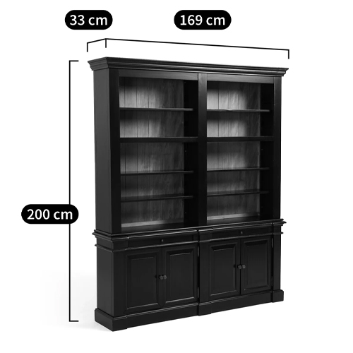 Витрина из массива сосны Sterling Showcase Black Витрина из массива сосны Sterling Showcase Black в Липецке