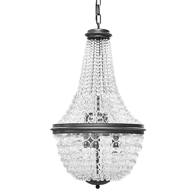 Люстра Bubble Blower Classic Chandeliers Графит Прозрачный Люстра Bubble Blower Classic Chandeliers Графит Прозрачный в Липецке | Loft Concept