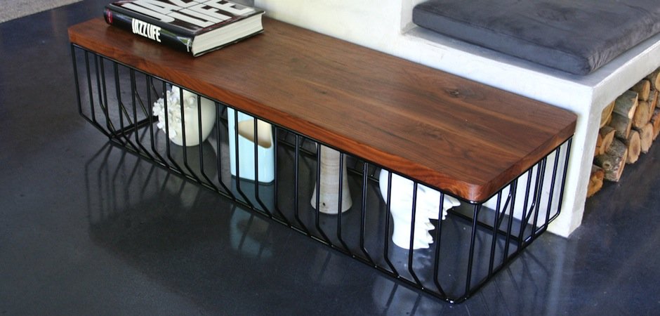 Банкетка-столик Reza Feiz Wired Bench Банкетка-столик Reza Feiz Wired Bench - Loft-Concept в Липецке
