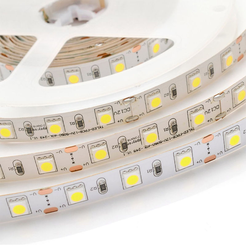 Комплект светодиодной ленты 14,4W/m 60LED/m 5050SMD холодный белый 1M Белый Комплект светодиодной ленты 14,4W/m 60LED/m 5050SMD холодный белый 1M Белый в Липецке | Loft Concept