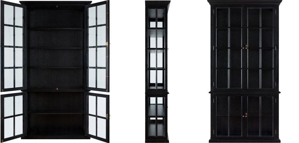 Шкаф-витрина French black Шкаф-витрина French black - Loft-Concept в Липецке