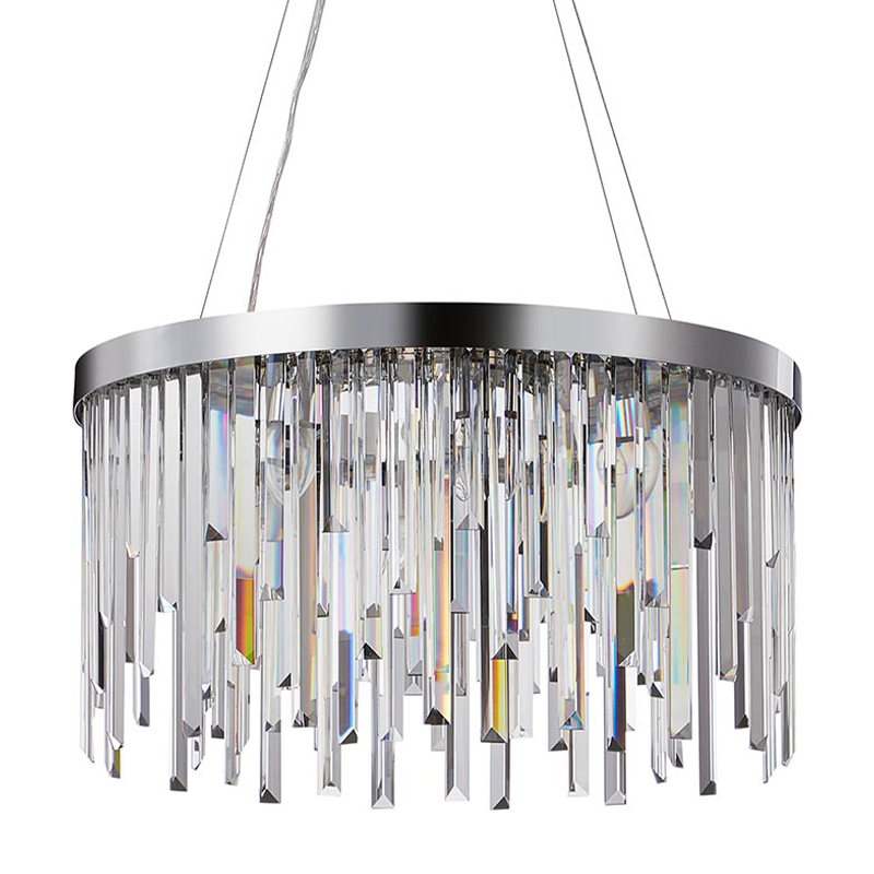Люстра Bennett Chandelier chrome 60 Хром Прозрачный Люстра Bennett Chandelier chrome 60 Хром Прозрачный в Липецке | Loft Concept
