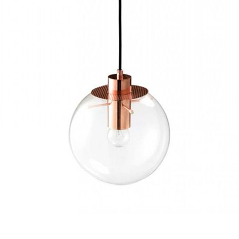 Подвесной светильник Selene Glass Ball Ceiling Lights Gold 20 cm Медь Прозрачное Стекло Подвесной светильник Selene Glass Ball Ceiling Lights Gold 20 cm Медь Прозрачное Стекло в Липецке | Loft Concept