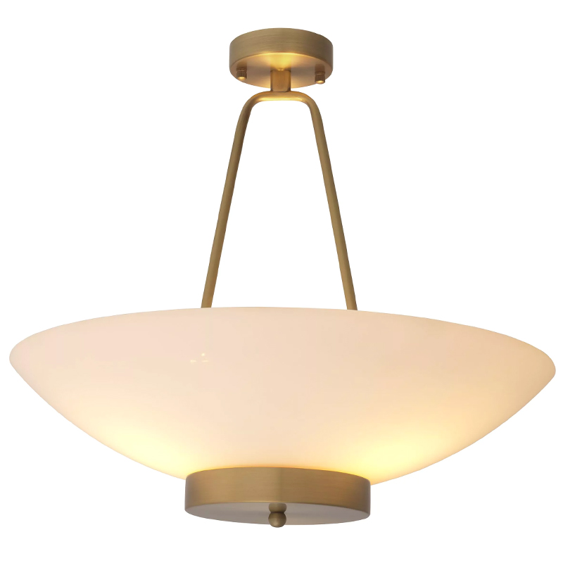 Люстра Eichholtz Ceiling Lamp Planeta Белый Латунь Люстра Eichholtz Ceiling Lamp Planeta Белый Латунь в Липецке | Loft Concept