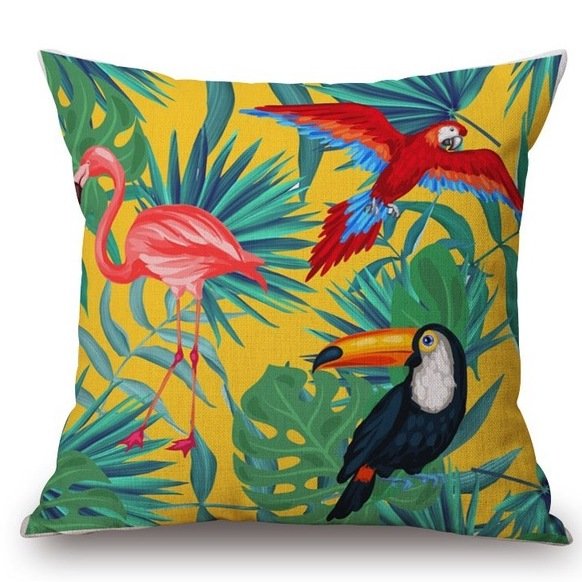 Декоративная подушка Toucans Декоративная подушка Toucans в Липецке | Loft Concept