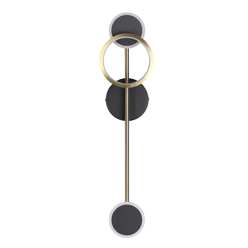 Бра Bendik Gold Ring Wall lamp A Золотой Черный Бра Bendik Gold Ring Wall lamp A Золотой Черный в Липецке | Loft Concept