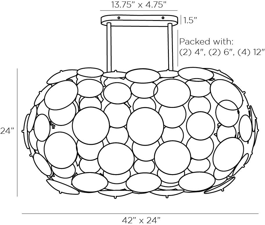 Люстра Arteriors NEBULA CHANDELIER Люстра Arteriors NEBULA CHANDELIER в Липецке