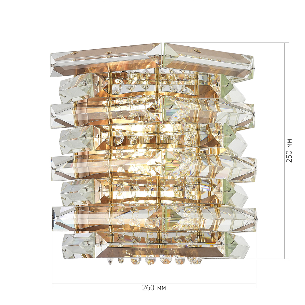 Бра в классическом хрустальном обрамлении Light Garland в Липецке