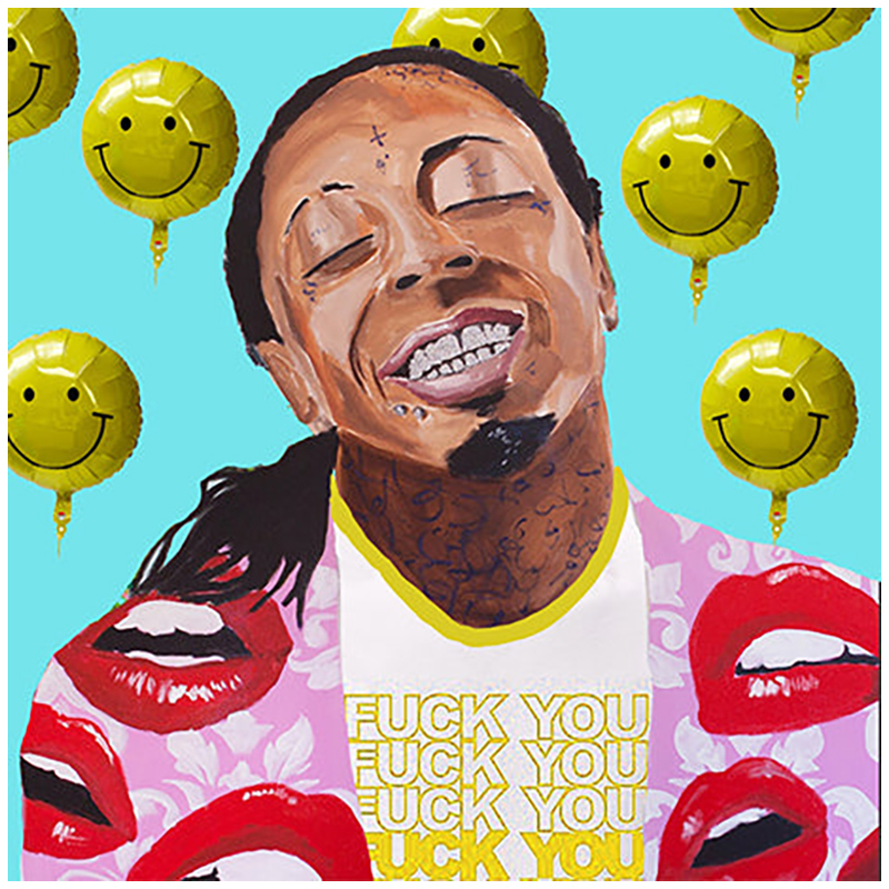 Картина Lil Wayne with Smiling Balloons Мульти Картина Lil Wayne with Smiling Balloons Мульти в Липецке | Loft Concept