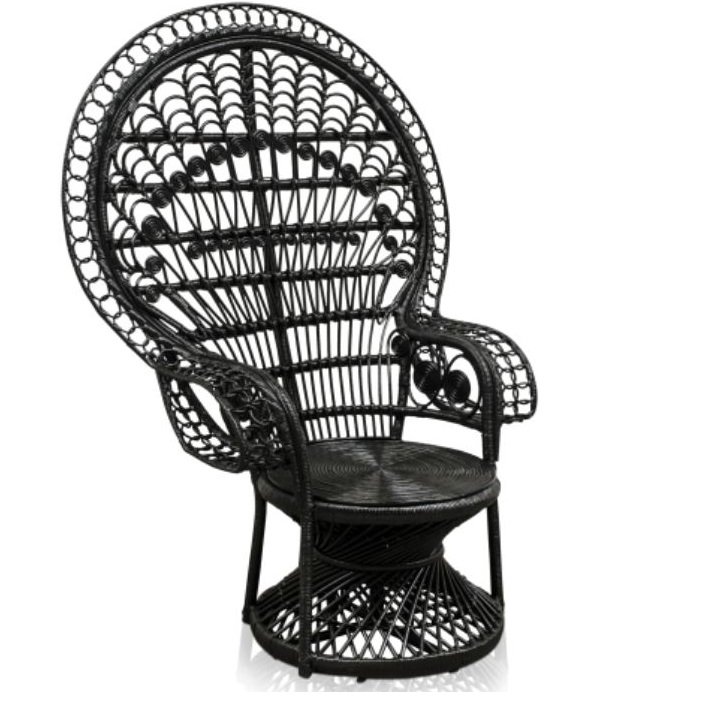 PEACOCK CHAIR Кресло Черный PEACOCK CHAIR Кресло Черный в Липецке | Loft Concept