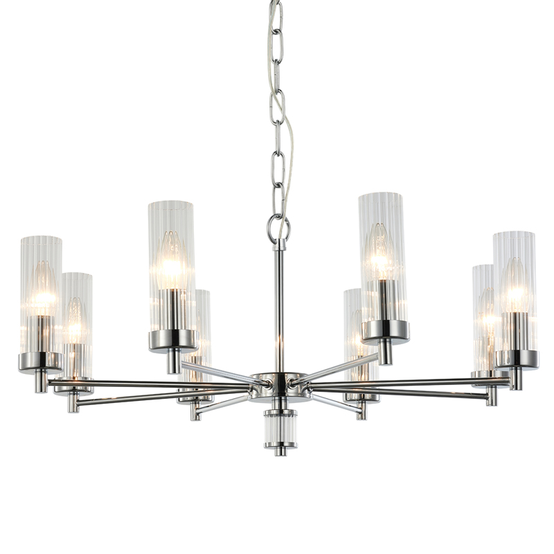 Люстра Jeanette Chandelier Chromium 66 Хром Прозрачный Люстра Jeanette Chandelier Chromium 66 Хром Прозрачный в Липецке | Loft Concept