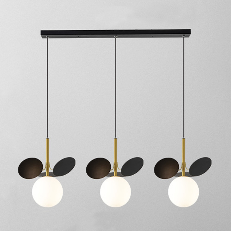 Люстра MATISSE Pendant Triple black Золотой Белый Черный Люстра MATISSE Pendant Triple black Золотой Белый Черный в Липецке | Loft Concept