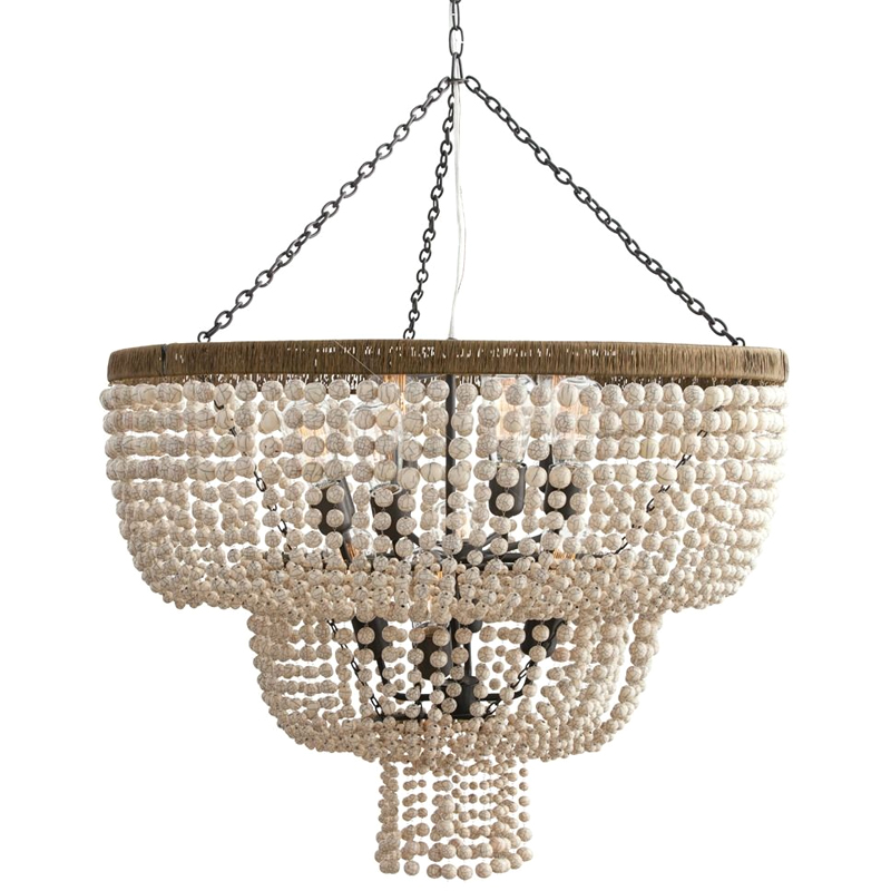 Люстра Arteriors CHAPPELLET CHANDELIER Белый Серый Золотой Люстра Arteriors CHAPPELLET CHANDELIER Белый Серый Золотой в Липецке | Loft Concept