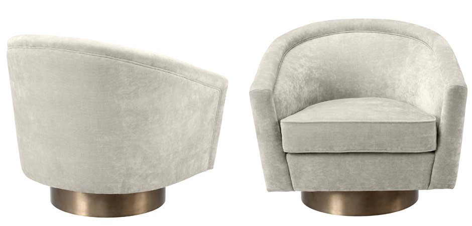 Кресло Eichholtz Swivel Chair Catene Sand Кресло Eichholtz Swivel Chair Catene Sand - Loft-Concept в Липецке