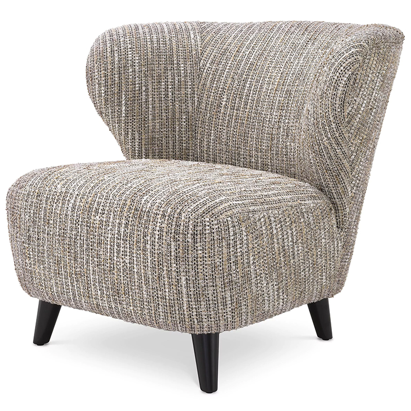 Кресло Eichholtz Chair Hydra Бежево-серый Черный Бежево-серый Черный Кресло Eichholtz Chair Hydra Бежево-серый Черный Бежево-серый Черный в Липецке | Loft Concept