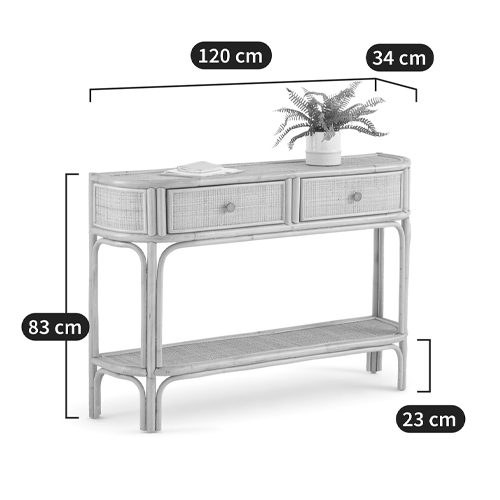 Консоль из плетеного ротанга с ящиками Armelle Rattan Console Консоль из плетеного ротанга с ящиками Armelle Rattan Console в Липецке