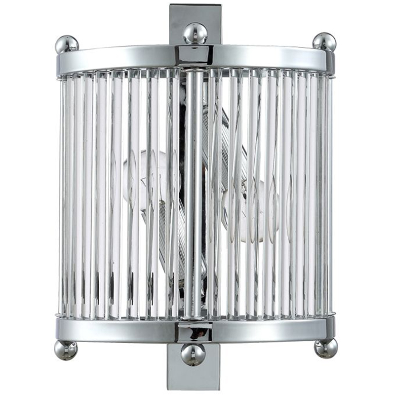 Бра Gorden Chrome Sconce Хром Прозрачный Бра Gorden Chrome Sconce Хром Прозрачный в Липецке | Loft Concept