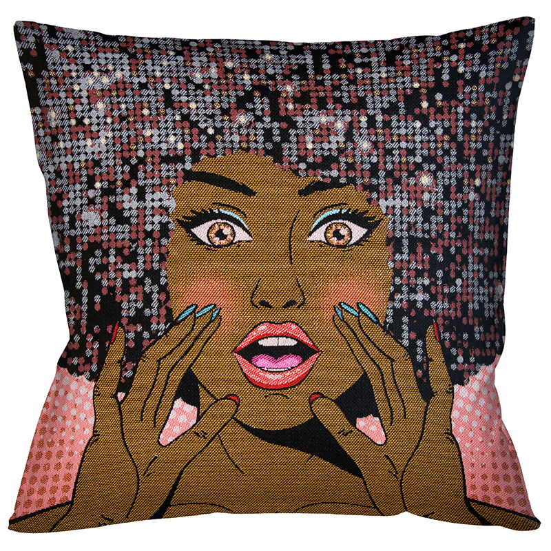 Декоративная подушка Disco Girl Мульти Декоративная подушка Disco Girl Мульти в Липецке | Loft Concept