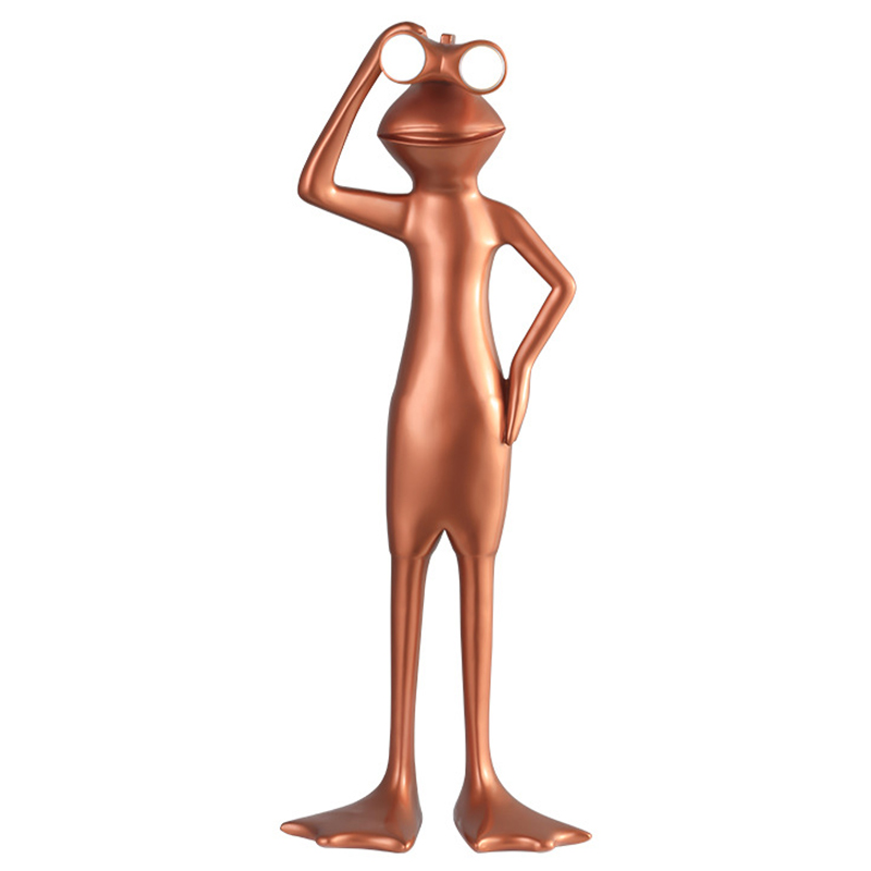 Настольная лампа Resort Frog With Binoculars Lamp Золотой Настольная лампа Resort Frog With Binoculars Lamp Золотой в Липецке | Loft Concept