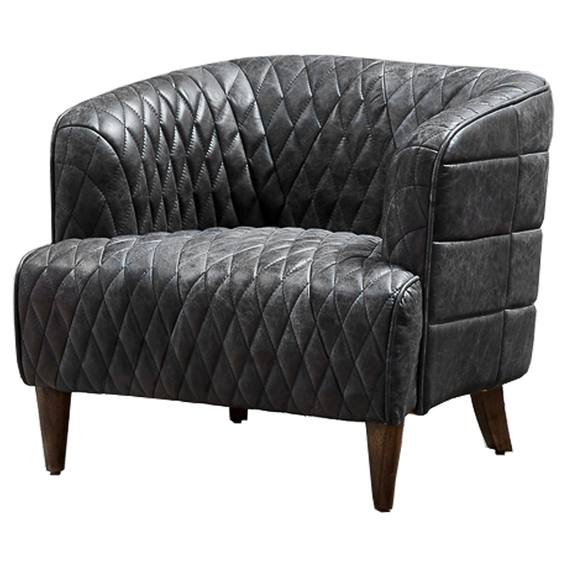 Кресло Philadelphia Armchair Graphite Графит Коричневый Кресло Philadelphia Armchair Graphite Графит Коричневый в Липецке | Loft Concept