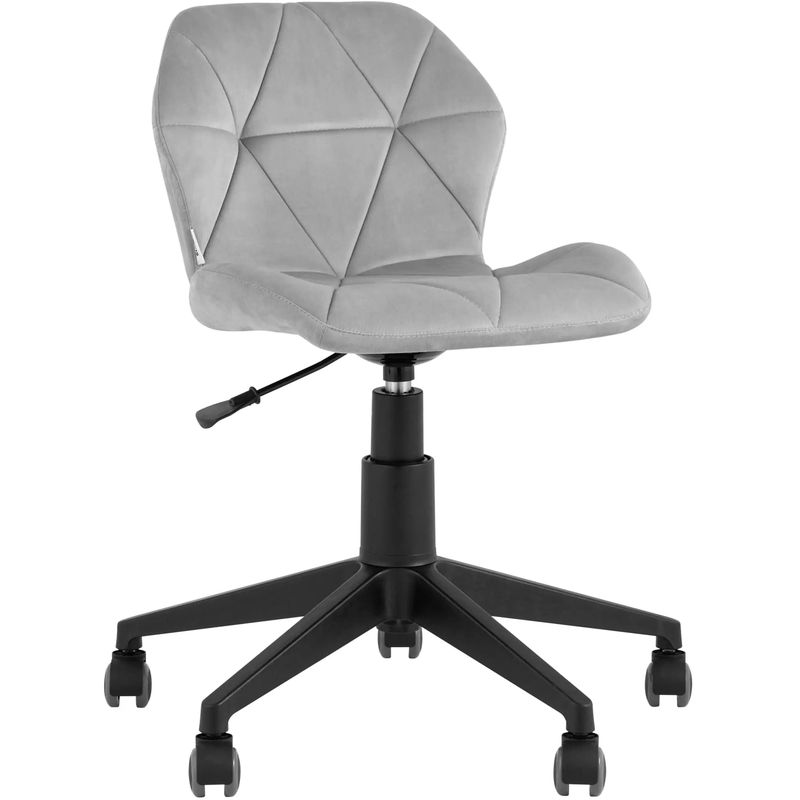 Офисный Стул Jeroen Chair Серый Велюр Светло-серый Черный Офисный Стул Jeroen Chair Серый Велюр Светло-серый Черный в Липецке | Loft Concept
