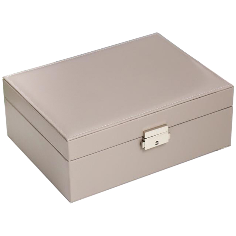 Шкатулка Blanford Jewerly Organizer Box gray beige Бежево-серый Шкатулка Blanford Jewerly Organizer Box gray beige Бежево-серый в Липецке | Loft Concept