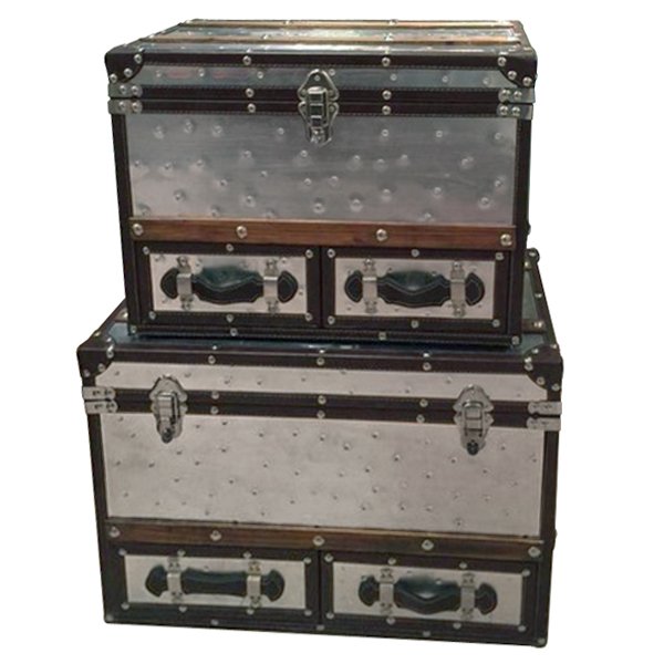 Сундук Aluminum ostrich trunk Сундук Aluminum ostrich trunk в Липецке | Loft Concept