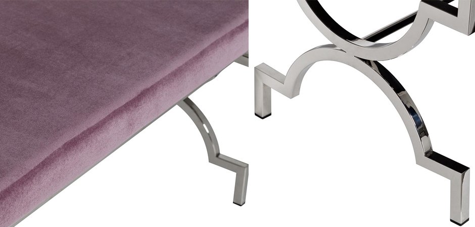 Банкетка Neoclassic Ornament Silver Банкетка Neoclassic Ornament Silver - Loft-Concept в Липецке