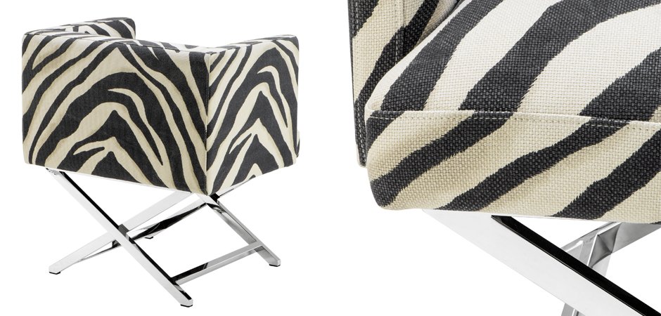 Кресло Eichholtz Chair Dawson Zebra Кресло Eichholtz Chair Dawson Zebra - Loft-Concept в Липецке