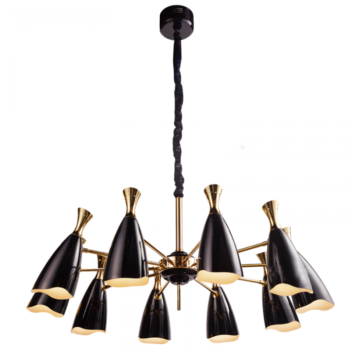 Люстра Delightfull Duke Chandelier Черный Люстра Delightfull Duke Chandelier Черный в Липецке | Loft Concept