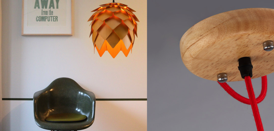Подвесной светильник Crimea Pine Cone natural wood Подвесной светильник Crimea Pine Cone natural wood - Loft-Concept в Липецке