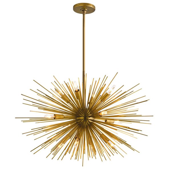 Люстра ASTRA Chandelier Sputnik Brass Золотой Люстра ASTRA Chandelier Sputnik Brass Золотой в Липецке | Loft Concept