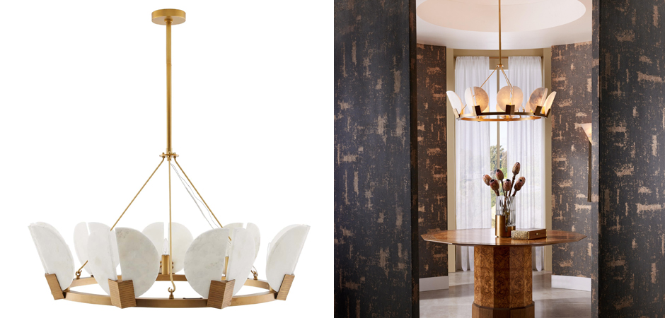 Люстра Arteriors SIERRA CHANDELIER GOLD Люстра Arteriors SIERRA CHANDELIER GOLD - Loft-Concept в Липецке