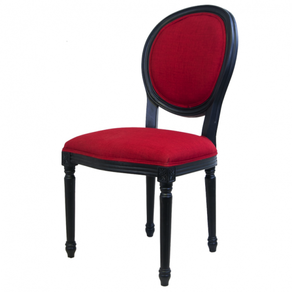 Стул French chairs Provence Red Chair Красный Черный Стул French chairs Provence Red Chair Красный Черный в Липецке | Loft Concept