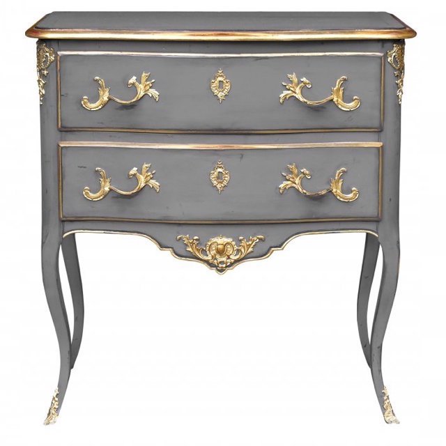 Комод L.XV CHEST OF DRAWERS Grey Бронза Серый Комод L.XV CHEST OF DRAWERS Grey Бронза Серый в Липецке | Loft Concept