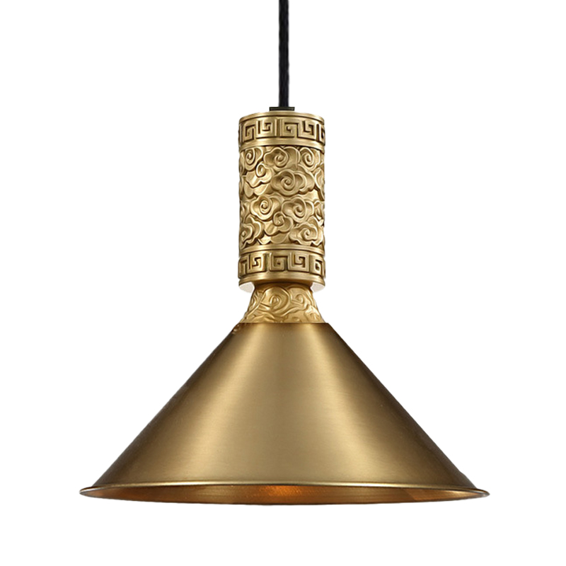 Подвесной светильник Yun Metal Lamp Латунь Подвесной светильник Yun Metal Lamp Латунь в Липецке | Loft Concept